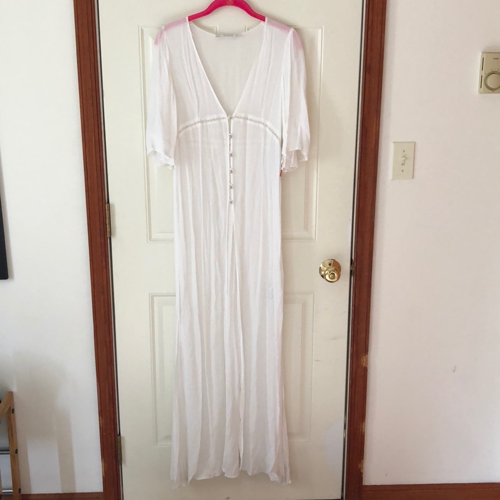 NWT Zara trafaluc coverup with buttons